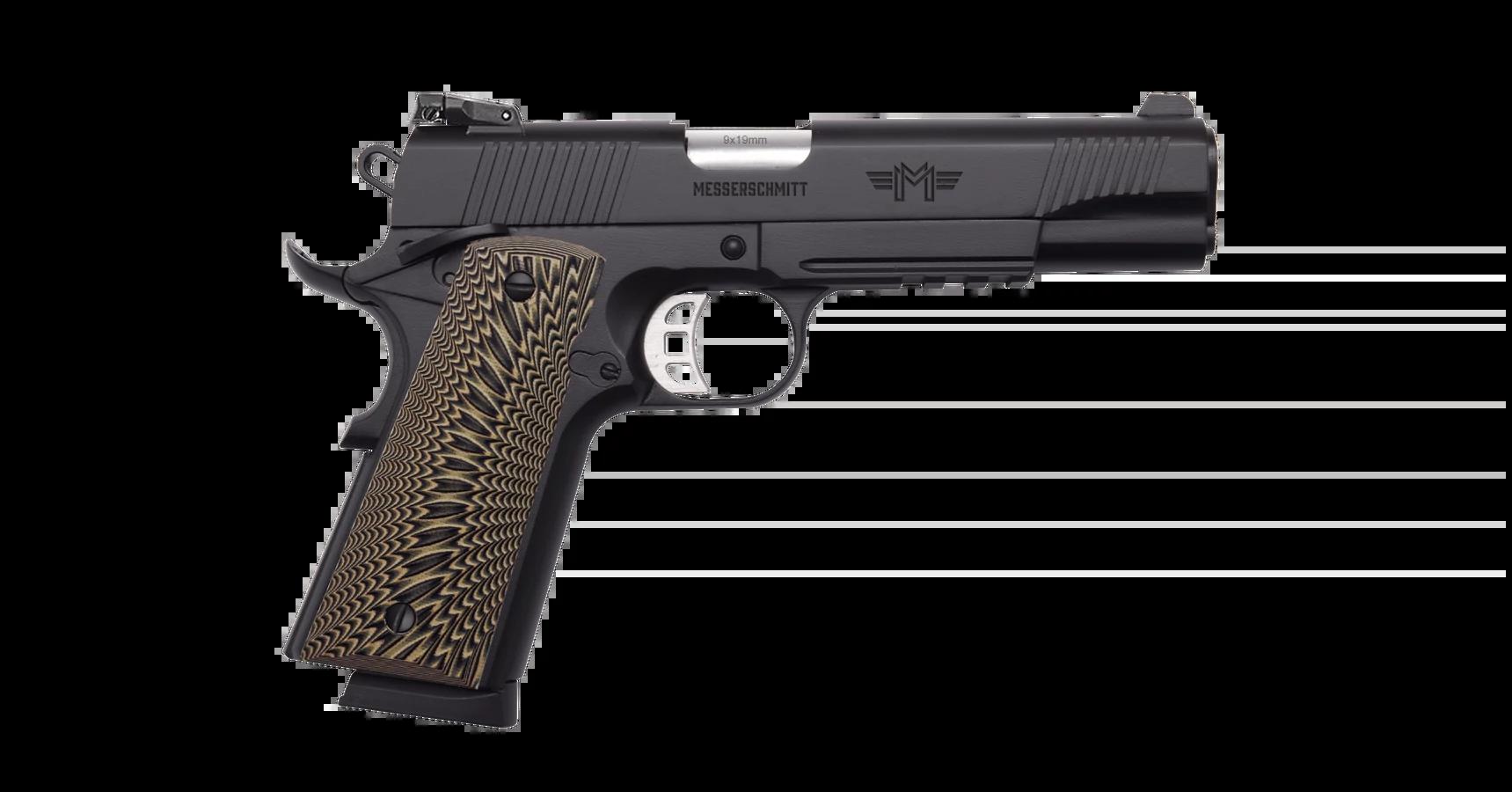 Messerschmitt ME 1911 9mm LPA irányzékkal - fekete
