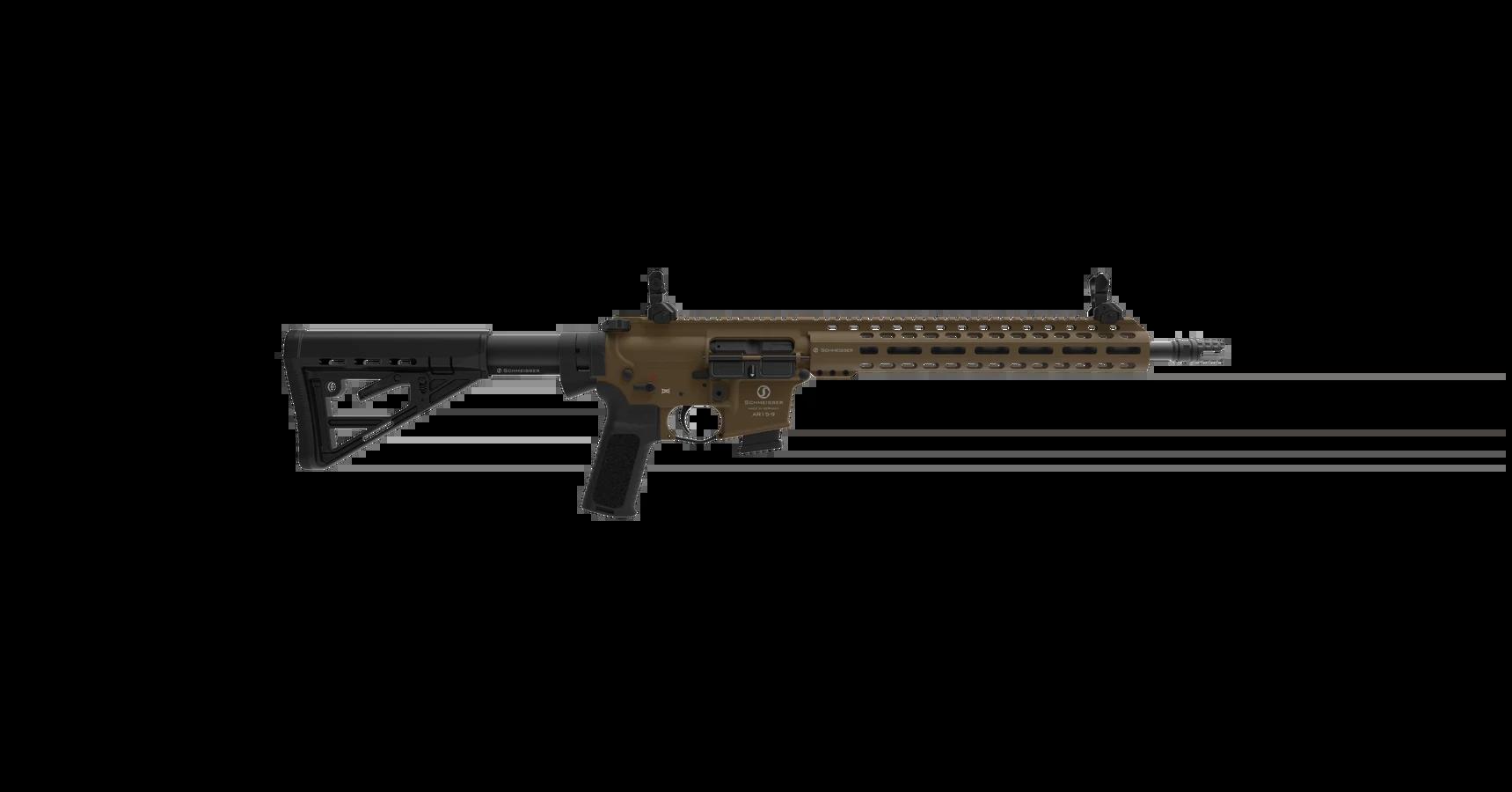 Schmeisser Dynamic AR15-9, 12,5" cső, 9mm - bronz