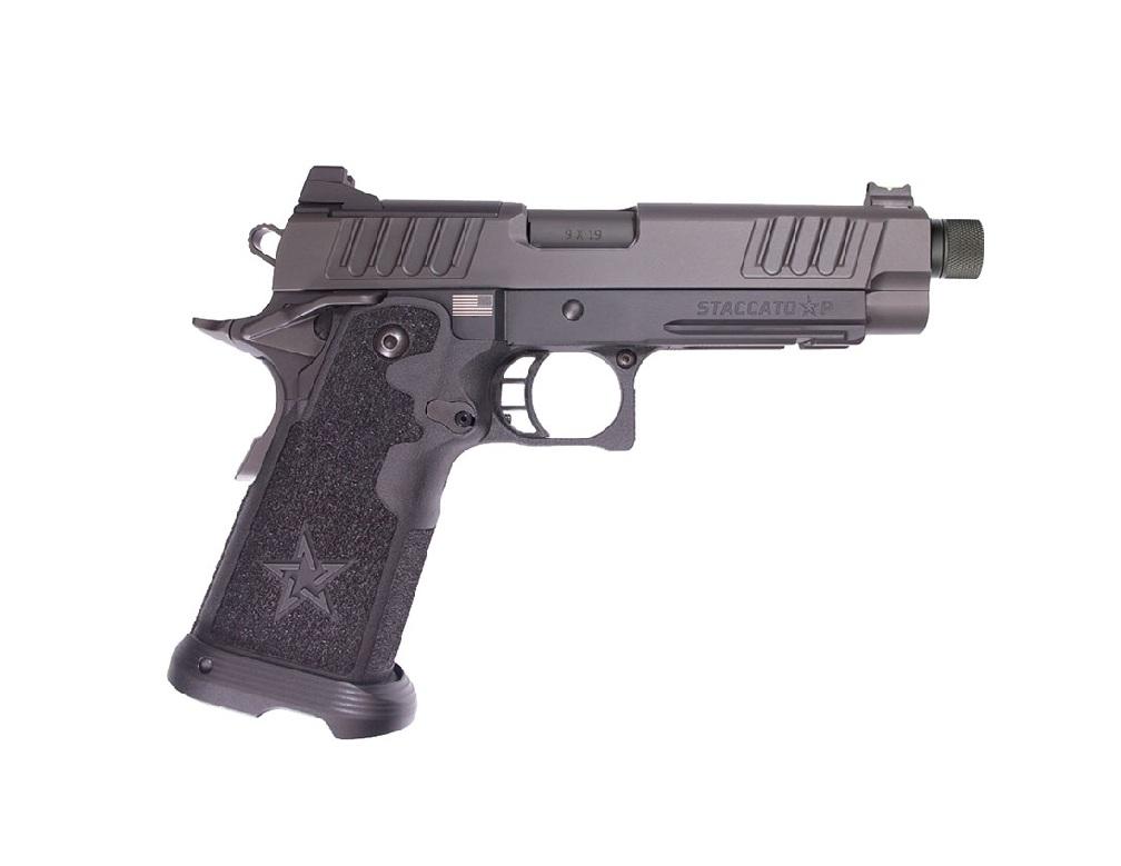 Staccato P - TB DLC optic ready 9x19mm menetes csővégű pisztoly