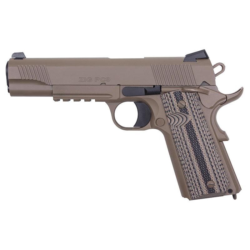 Tisas ZIG PC9 pisztoly 9x19mm (FDE)