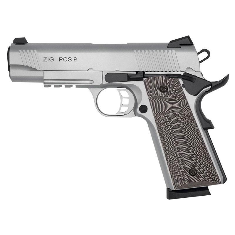 Tisas ZIG PCS9 pisztoly 9x19mm (Stainless)