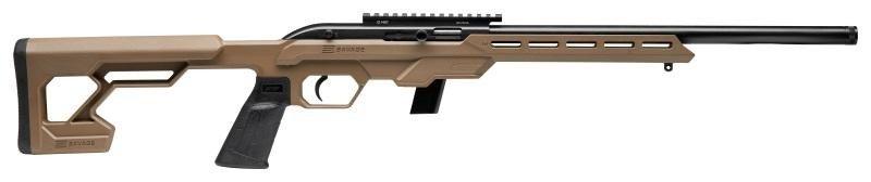 Savage 64 FVNS-SR Precision FDE .22LR félautomata kispuska, menetes csővég