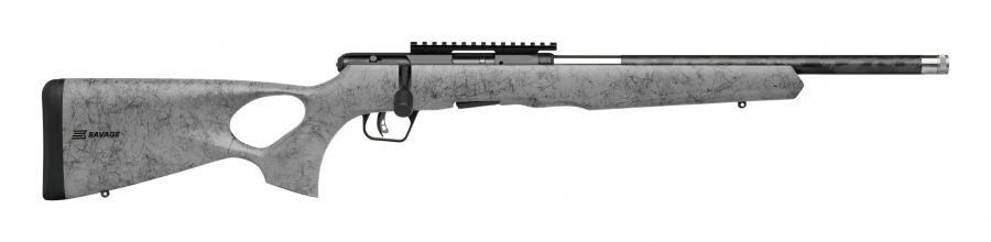 Savage B17 Timberlite Thumbhole Carbon SR 18&apos;, 17HMR