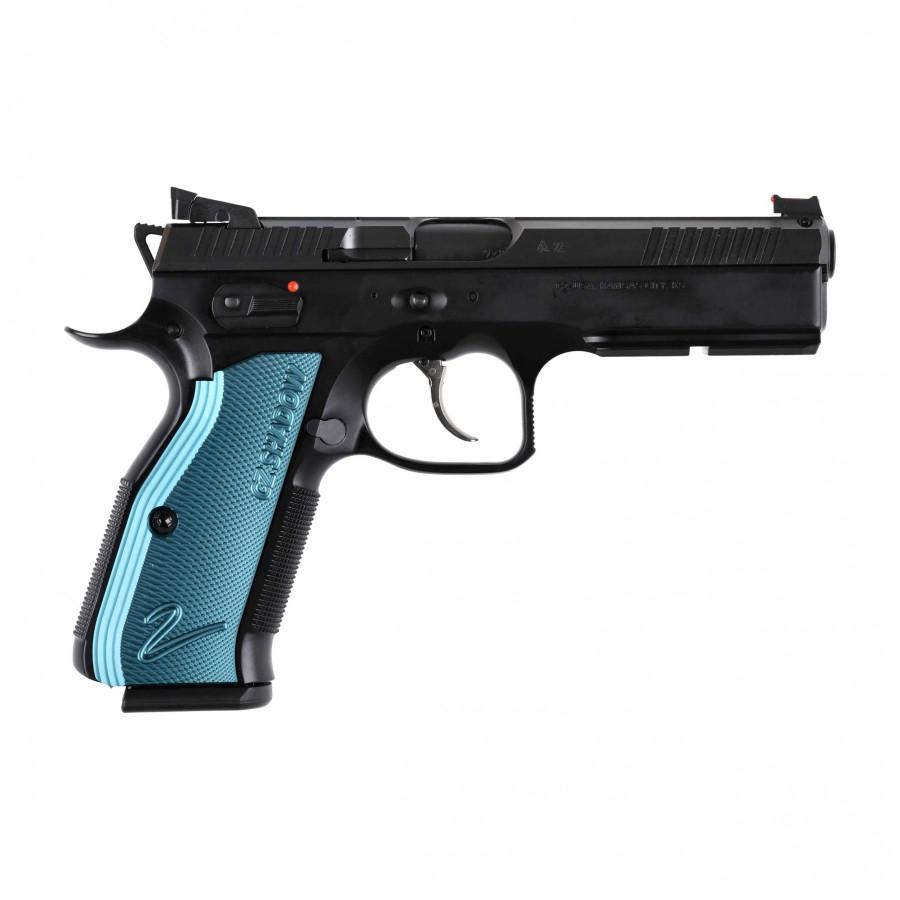 CZ Shadow 2  9 mm Luger Új .       Fekete Kék Alu Markolat