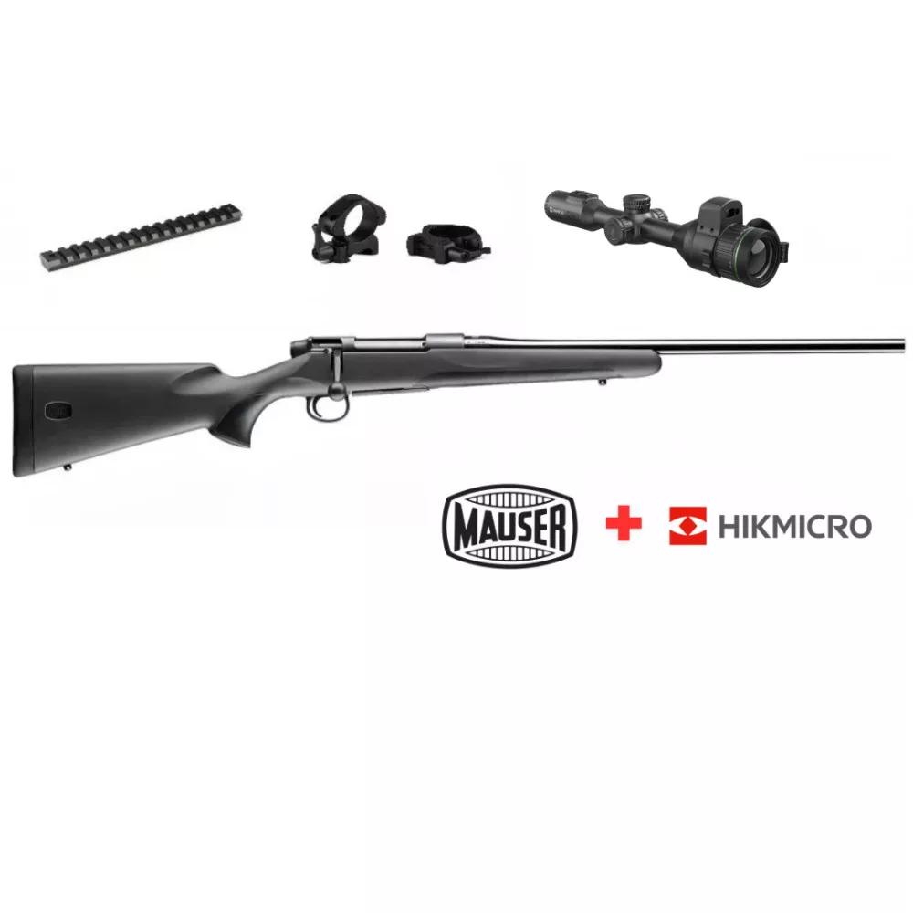 Mauser M18 Vadászfegyver + Hikmicro Alpex LRF 4K A50EL Digitális Éjjellátó Céltávcső Szett