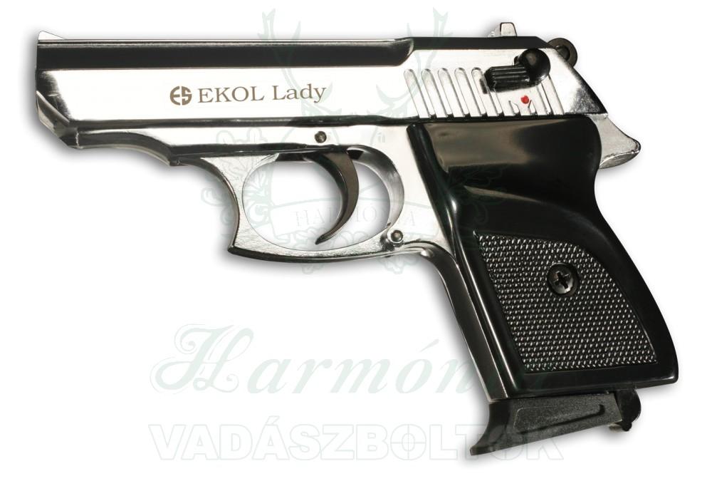 Ekol Lady shiny chrome 9PA Gázpisztoly