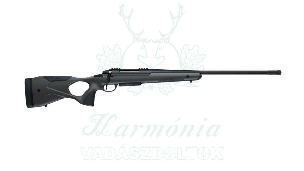 Sako S20 Hunter kétállású elsütőbillentyű, 51cm-es bordázott, menetes cső, .243W Golyós Vadászpuska