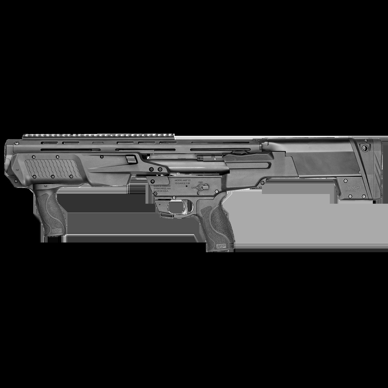 Smith & Wesson M&P®12 Bullpup Shotgun, fekete, 12GA, pumpás, 19‑inch csőhossz