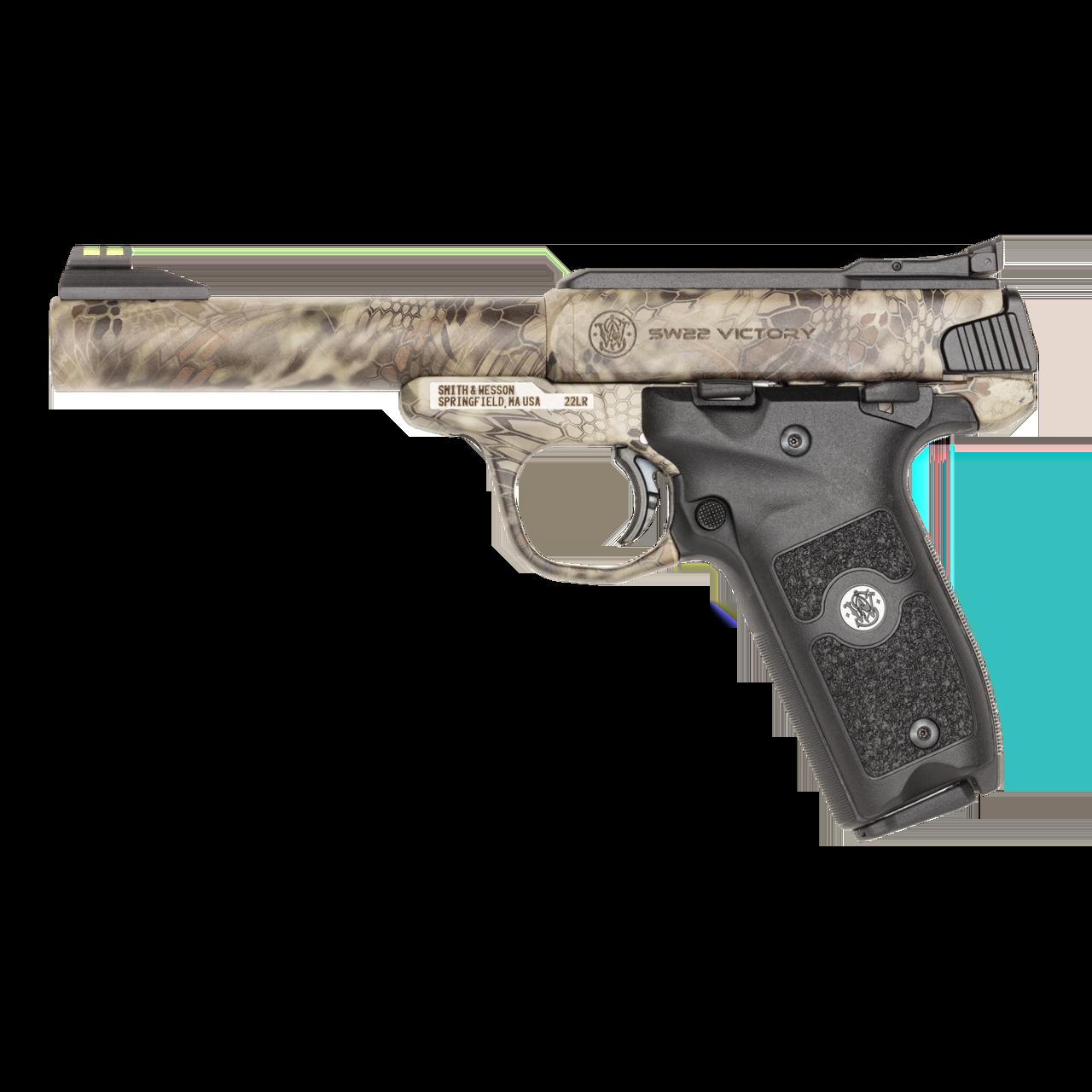 Smith & Wesson SW22 Victory Kryptek pisztoly, .22 LR, Kryptek bevonattal