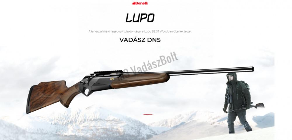Benelli Lupo BE.S.T Wood golyós vadászfegyver, 30-06 kaliberben, fa tussal, raktáron AR045501C