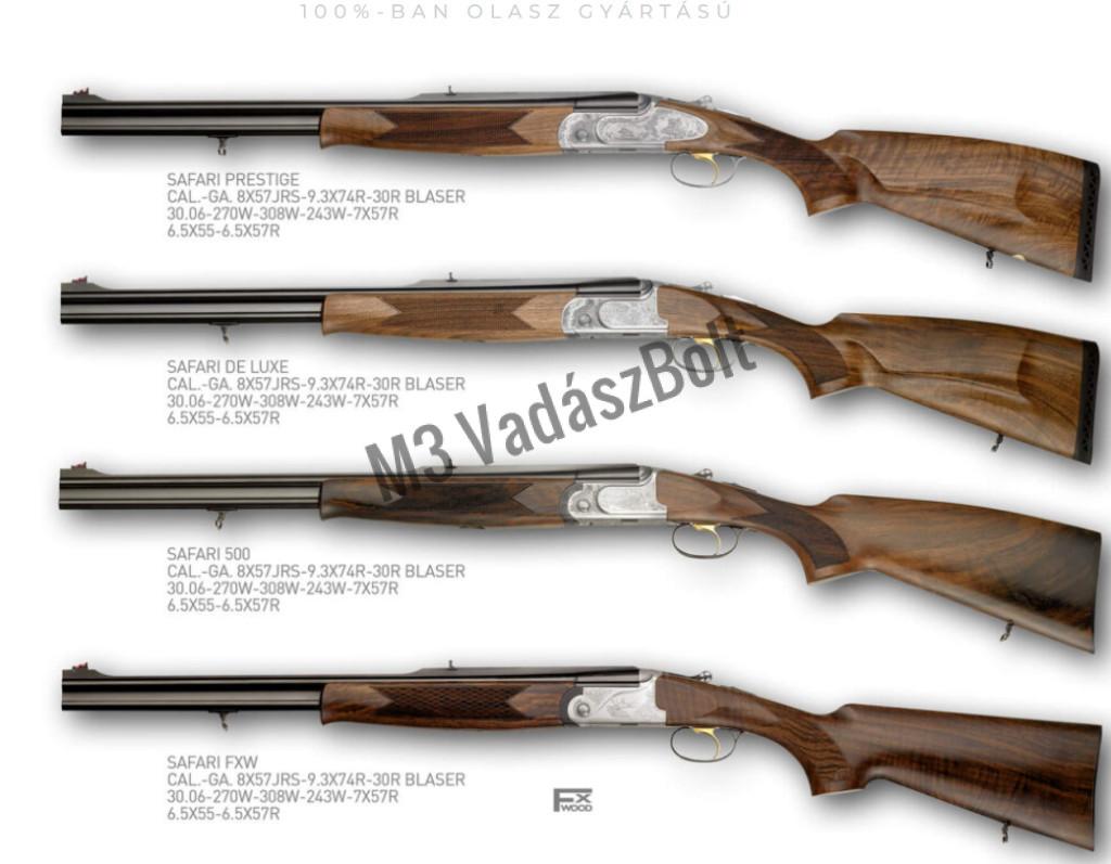 FAIR SAFARI DE LUXE Duplagolyós Fegyver 6.5X57R