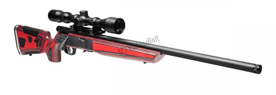 Savage 93R17 BVXP-SR At-One 17HMR 3-9x40, menetes csővég