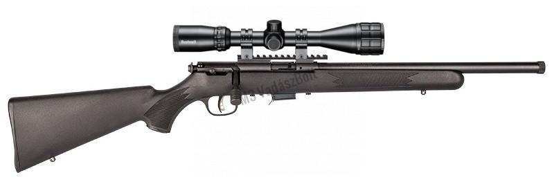 Savage 93R17 FV-SR XP 17HMR, Bushnell Banner 3-9x40 céltávcső, menetes csővég