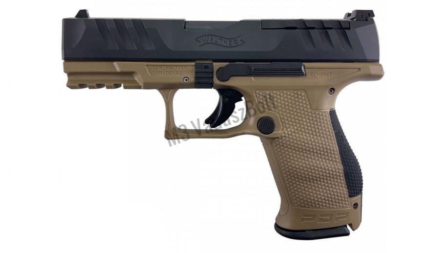 Walther PDP  9X19 Compact 4" 2db 15ös tárral, FDE barna